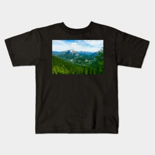 The Rocky mountains on a spring day Kids T-Shirt